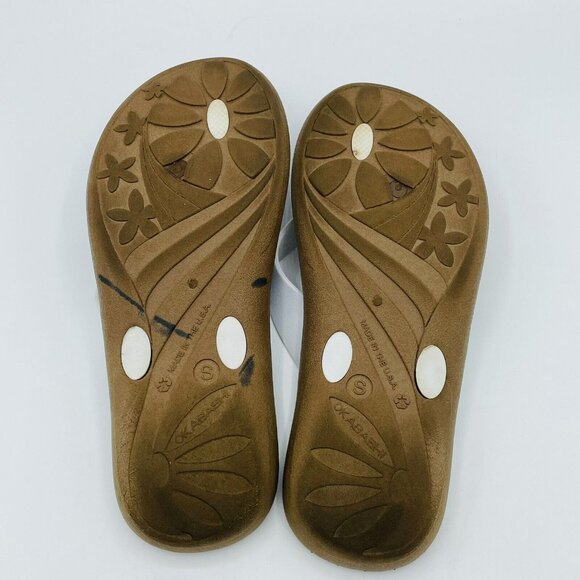 Okabashi Sandals Womens Size S (5-6) Breeze Supportive Comfort Thong Flip Flops - Picture 10 of 11